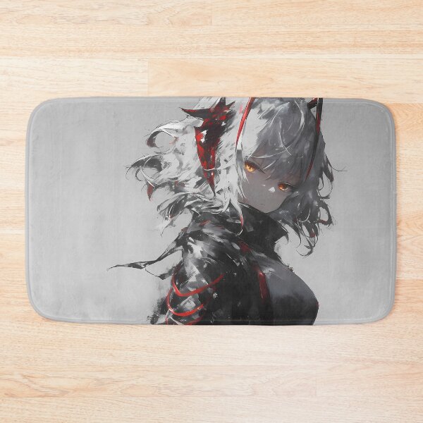 Item preview, W Arknights Prelude Dawn Game Girl Waifu Dark Smoke Chaos Red Eyes Fearless designed and sold by HumbertoValveno.