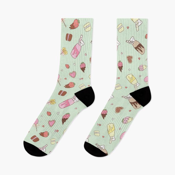 Item preview, Milkshakes and strawberries (Mint) designed and sold by HarunaMcDesigns.