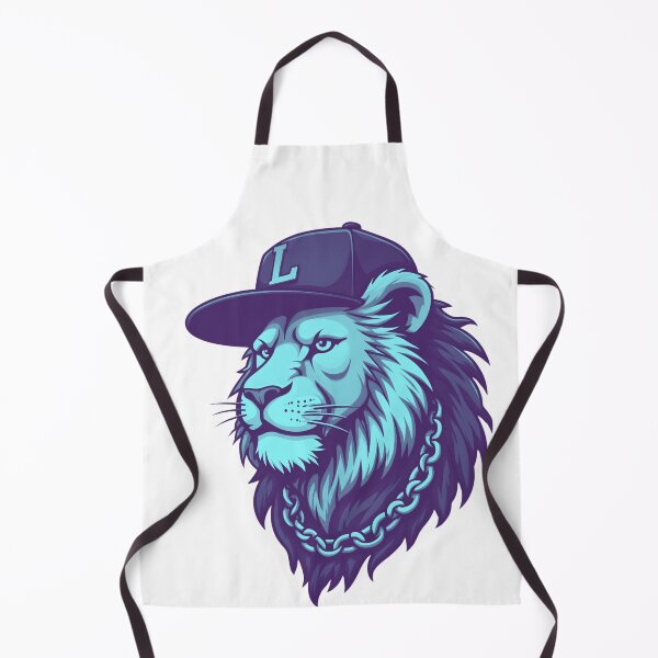 Item preview, A STREET LION WITH A HAT blu designed and sold by infinitearte.