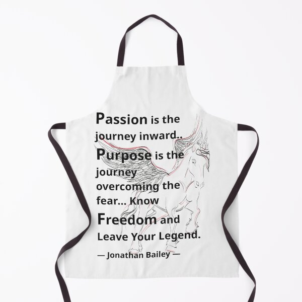 Item preview, Passion, Purpose and Freedom Quote – Jonathan Bailey Inspired Typography Art designed and sold by ArtsyExplorer.