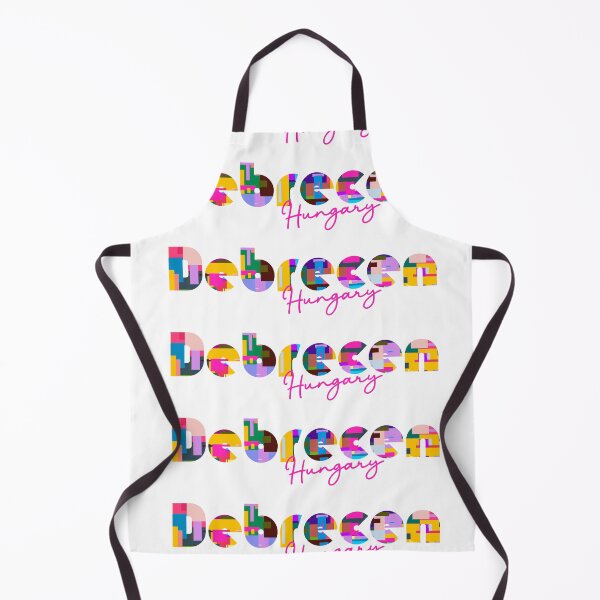Item preview, Debrecen, Hungary, Vibrant Abstract City Typography Art designed and sold by Wanderful-roads.