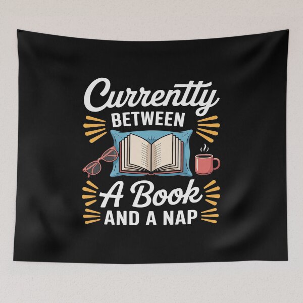 Item preview, Somewhere Between a Book and a Nap – Cozy Reading designed and sold by DetroitMug.