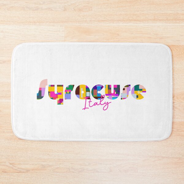 Item preview, Syracuse, Italy, Vibrant Abstract City Typography Art designed and sold by Wanderful-roads.