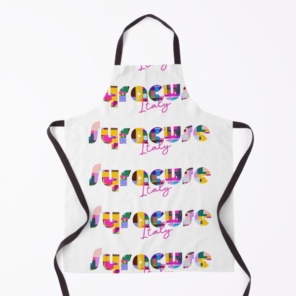 Item preview, Syracuse, Italy, Vibrant Abstract City Typography Art designed and sold by Wanderful-roads.