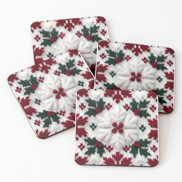 Item preview, Christmas theme, Knitted Fabric-look Texture, White Background (image size 8320x12480) designed and sold by Digital-Davinci.