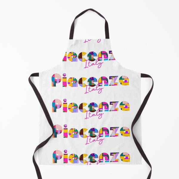 Item preview, Piacenza, Italy, Vibrant Abstract City Typography Art designed and sold by Wanderful-roads.