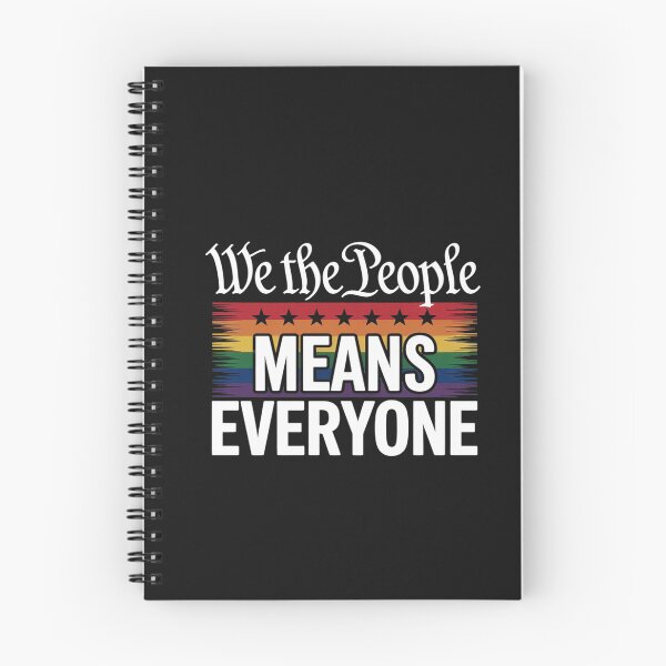 Item preview, We The People Means Everyone US Constitution LGBT Pride designed and sold by Hofersofer.