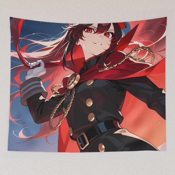 Item preview, Fierce Oda Nobunaga Demon King Fate Grand Order Anime Girl Power Sunset designed and sold by HumbertoValveno.