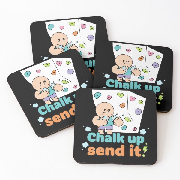 Item preview, Chalk Up Send It Rock Climbing Bouldering Fun designed and sold by LuminOrb.