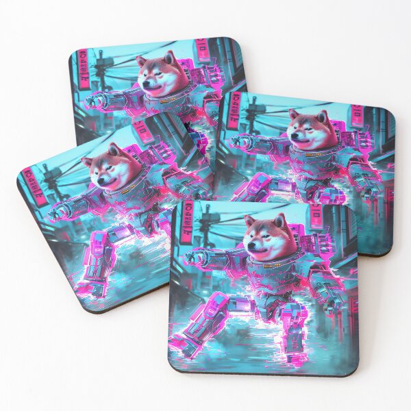 Item preview, Cyber Shiba Shogun designed and sold by ONYX Pixee.