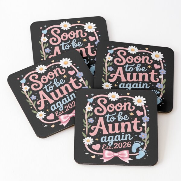Item preview, Soon to be Aunt Again Est 2026 Baby Announcement Party designed and sold by DetroitMug.