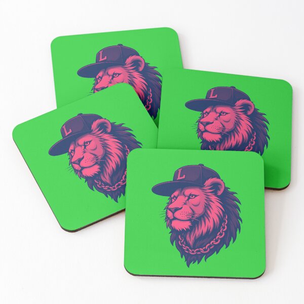 Item preview, A STREET LION WITH A HAT RED designed and sold by infinitearte.