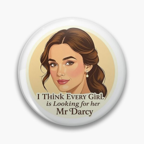 Item preview, Keira Knightley Mister Darcy quote designed and sold by JackFreestone.