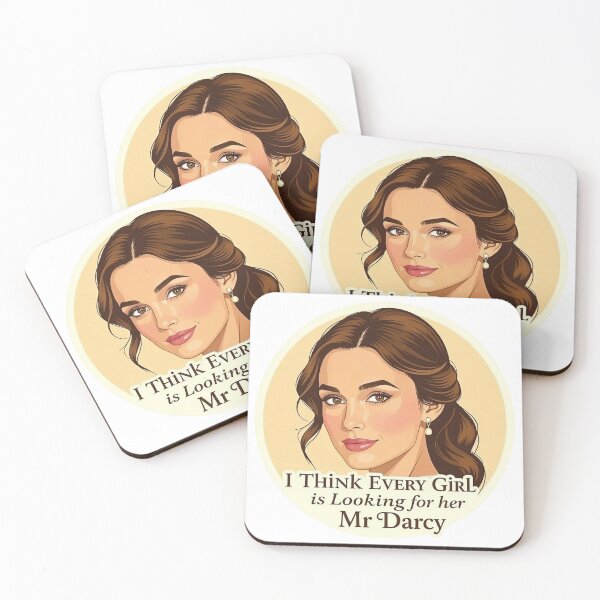 Item preview, Keira Knightley Mister Darcy quote designed and sold by JackFreestone.