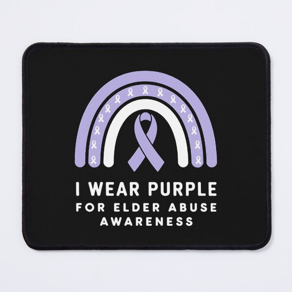 Item preview, We Wear Purple World Elder Abuse Awareness designed and sold by Hofersofer.
