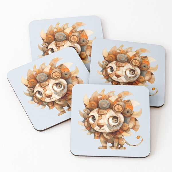 Item preview, Steampunk Mechanical Lion designed and sold by CharlottePlaceArt.