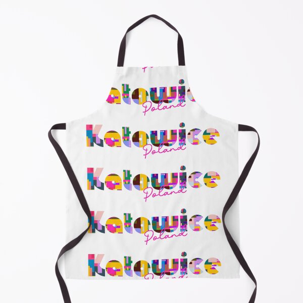 Item preview, Katowice, Poland, Vibrant Abstract City Typography Art designed and sold by Wanderful-roads.
