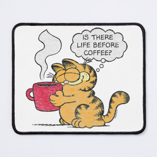 Item preview, Garfield Is There Life Before Coffee Funny Quote designed and sold by jehllutkes.