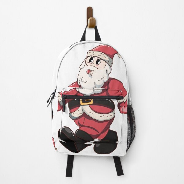 Item preview, Cute Walking Santa Claus Cartoon with Candy Cane designed and sold by Mariia Berezhna.
