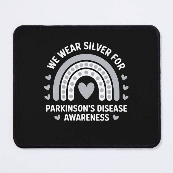 Item preview, We Wear Silver Rainbow Parkinson's Disease Awareness designed and sold by Hofersofer.