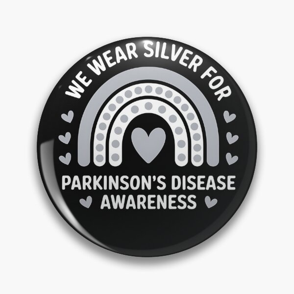 Item preview, We Wear Silver Rainbow Parkinson's Disease Awareness designed and sold by Hofersofer.