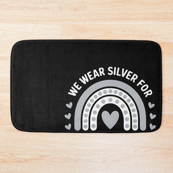 Item preview, We Wear Silver Rainbow Parkinson's Disease Awareness designed and sold by Hofersofer.