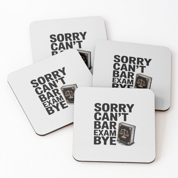 Item preview, Sorry Can't Bar Exam Bye Design for Law Students & Grads designed and sold by CultureSpec.