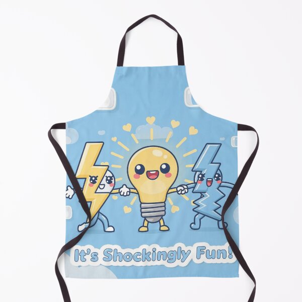 Item preview, Dancing Lightning Friends – It’s Shockingly Fun! Playful Physics Art designed and sold by HappySproutArt.