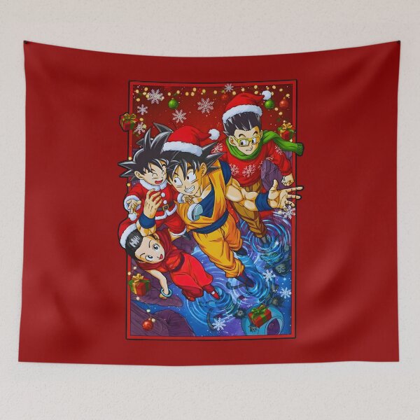 Item preview, Happy Anime Warrior Family Celebrating Christmas Together designed and sold by Artistic canvas store.