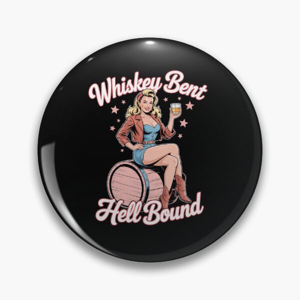 Item preview, Cowgirl Whiskey Bent & Hell Bound Western designed and sold by VasilisLamArt.