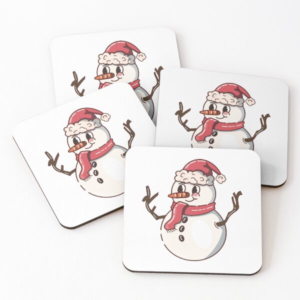 Item preview, Cute Smiling Snowman Cartoon with Red Scarf designed and sold by Mariia Berezhna.