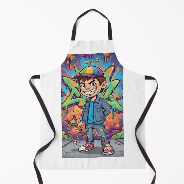 Item preview, Graffiti Grin – The Playful Street Rebel designed and sold by LoganDzign.
