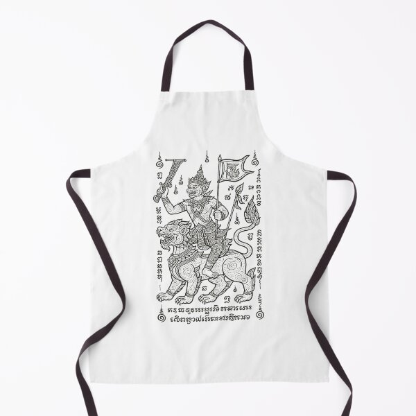 Item preview, Sacred Warrior Riding Singha – Thai Yantra Guardian Artwork designed and sold by Sksticker991.