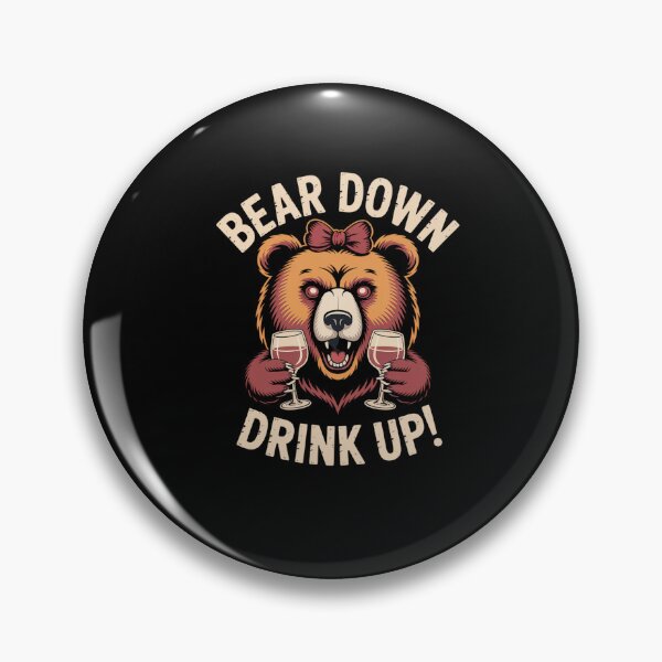 Item preview, Bear Down Drink Up quote apparel for men and women Tank Top designed and sold by ReadySide.