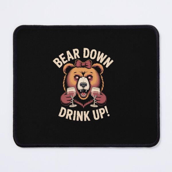 Item preview, Bear Down Drink Up quote apparel for men and women Tank Top designed and sold by ReadySide.