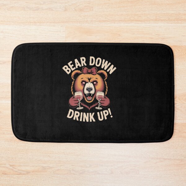 Item preview, Bear Down Drink Up quote apparel for men and women Tank Top designed and sold by ReadySide.