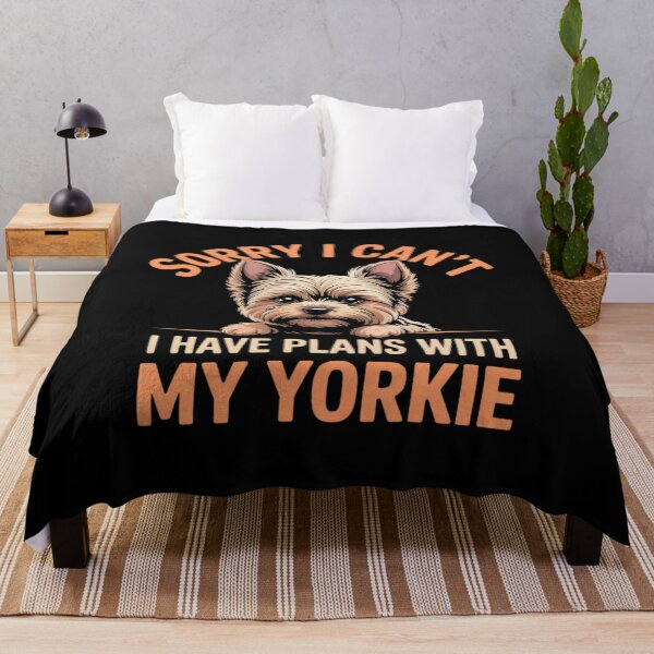 Item preview, Sorry I Can't I Have Plans With My Yorkie Dog Owner designed and sold by CultureSpec.