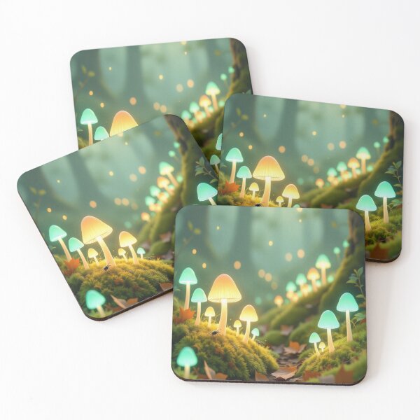 Item preview,  Bioluminescent Dreamscape designed and sold by Krati – Soulful Prints for Mindful Living.