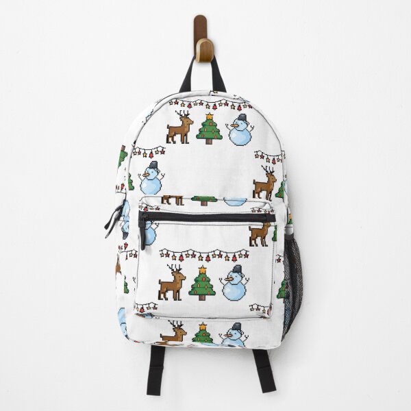 Item preview, Pixel Reindeer, Christmas Tree and Snowman – Cute Holiday Illustration designed and sold by iamKRUK.