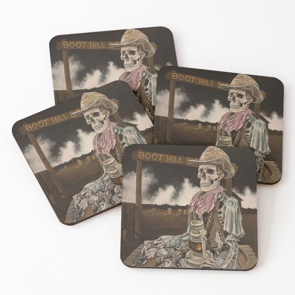 Item preview, Boot Hill Skeleton designed and sold by BlankePaigeArt.