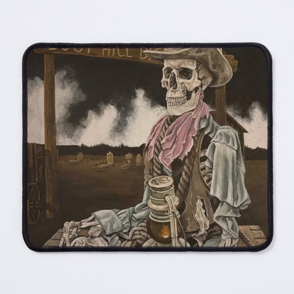 Item preview, Boot Hill Skeleton designed and sold by BlankePaigeArt.