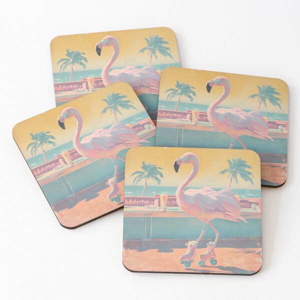 Item preview, Miami Flamingo Roll designed and sold by ONYX Pixee.