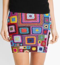 cozy crochet Mini Skirt