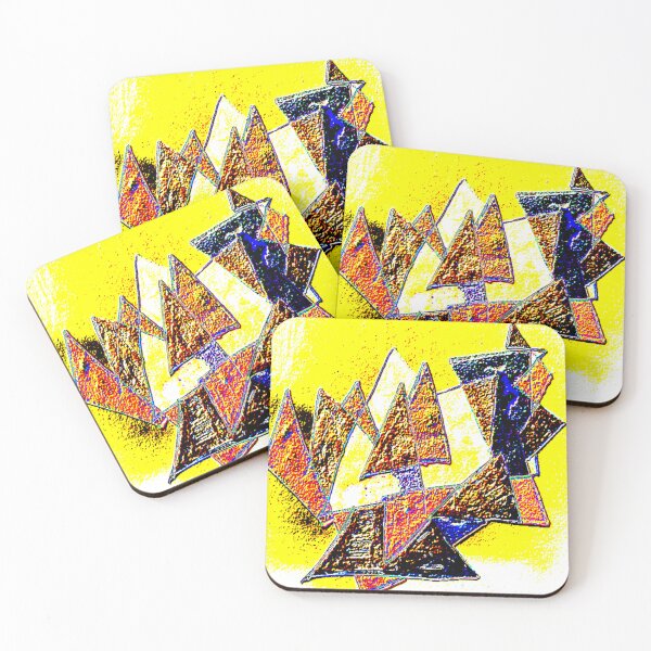 Item preview, energetic geometry abstract colorful design designed and sold by SmashingDeals.