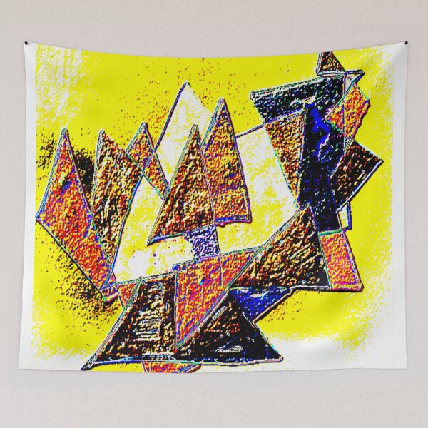 Item preview, energetic geometry abstract colorful design designed and sold by SmashingDeals.