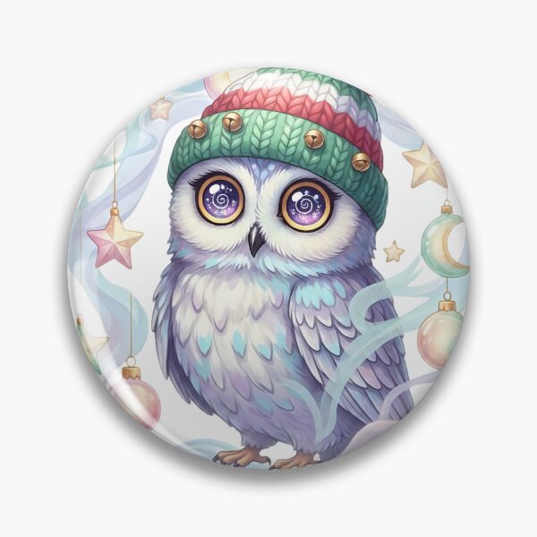 Item preview, Cute Winter Owl Christmas Art designed and sold by SoulenCify.