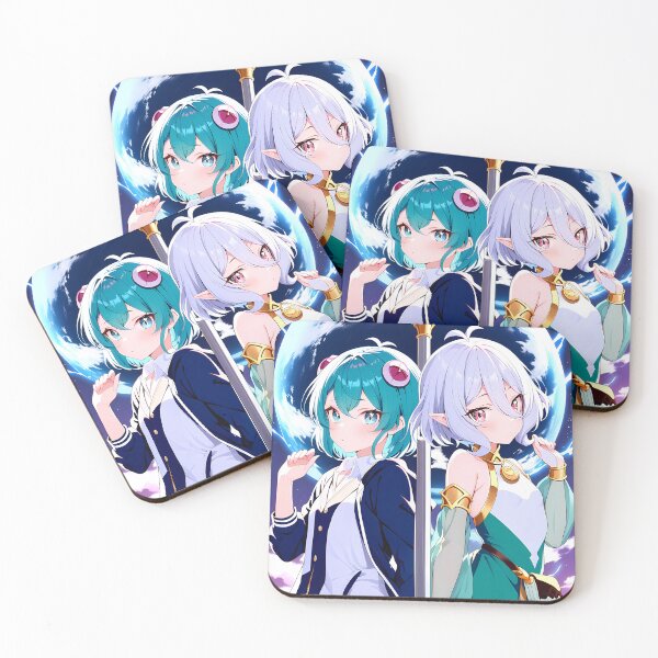 Item preview, Kokkoro And Aoi Celestial Connection Princess Connect Cosmos Anime Girl Waifu designed and sold by HumbertoValveno.