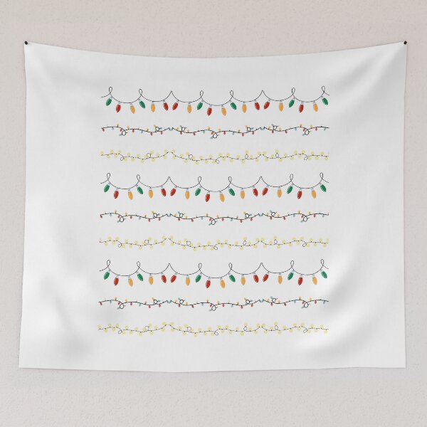Item preview, Christmas Lights – Cute Winter Illustration designed and sold by iamKRUK.