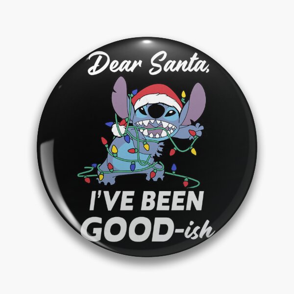Item preview, Stitch Dear Santa Ive Been Good Ish Funny Quote designed and sold by darronaselz.