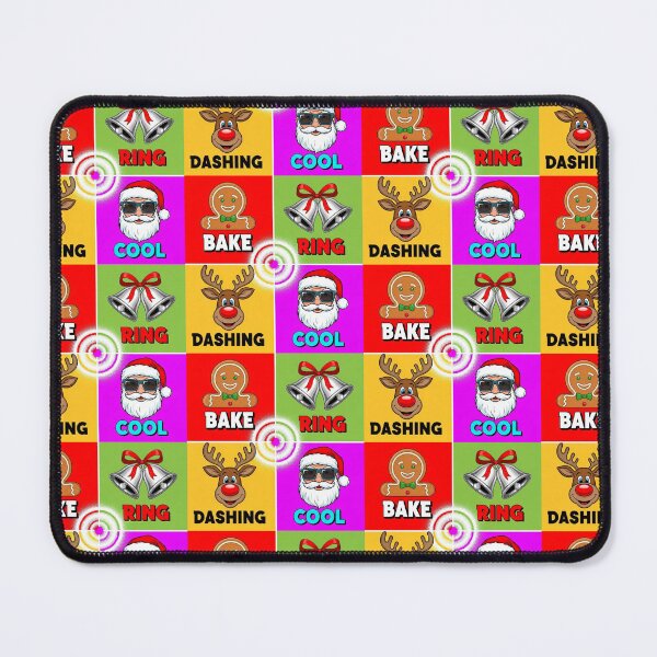 Item preview, Christmas Pop Art Bake Ring Dashing Cool designed and sold by graphicnew.